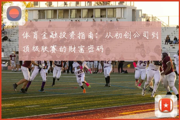 体育金融投资指南：从初创公司到顶级联赛的财富密码